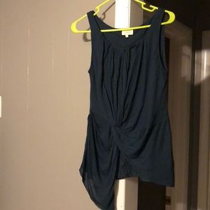 Anthropologie brand Deletta asymmetrical top